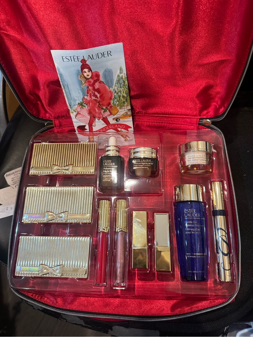 Estee Lauder Makeup Gift Set – Color Envy Full Size Blockbuster Red Velvet case‎